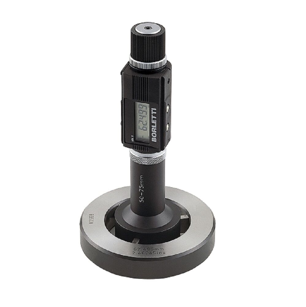 BORLETTI MDEI2.5 Micrometro digitale millesimale per interni con elettronica sylvac system - Campo di misura 2÷2.5 mm