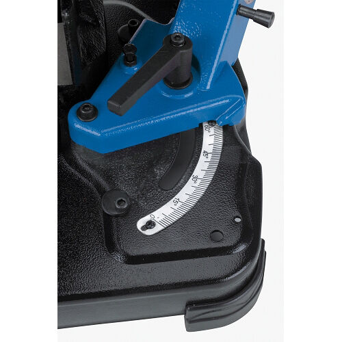 METALLKRAFT 3630152 Sega a nastro per metalli con base, componenti di raffreddamento e deflettore refrigerante - Nastro 1.735x13x0.9mm, potenza 2.000 W, Modello MBS 155 K