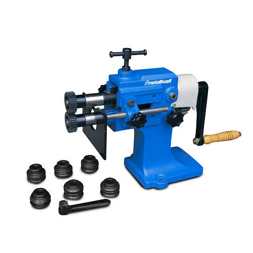 METALLKRAFT 3814001 Bordatrice manuale con rulli in dotazione Modello SBM 110-08 - Lunghezza rullo 110 mm