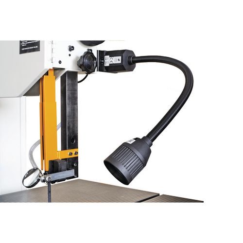 METALLKRAFT 3951610 Vertical metal bandsaw machine 400V Model VMBS 1610, Integrated band welding unit with annealing, cutting and grinding device