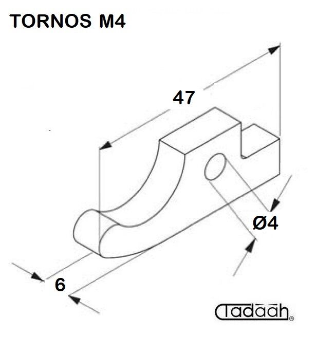 MF 433 Nasello - Martelletto per tornio monomandrino TORNOS M4