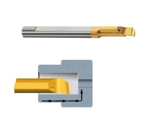 CMTLSX Small boring Tiny Tools left version Carmex, Swiss Type machines, choose Dimension d1 for the hole and L1 for the depth