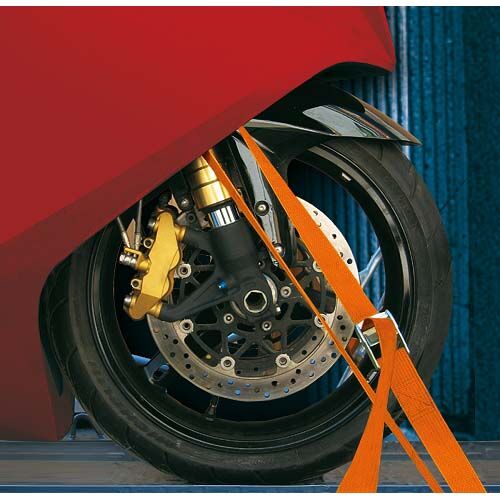 MURTRA NP9X3PK007 - Kit cinghie per moto: 3 ancoraggi con tenditore e ganci "S" 25mmx5m, 800kg
