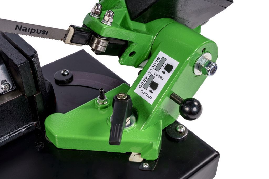 NEBES TM85 Segatrice a nastro portatile in alluminio 1000W con motore inverter e variatore elettronico - Lama 1335x13x0.65 mm