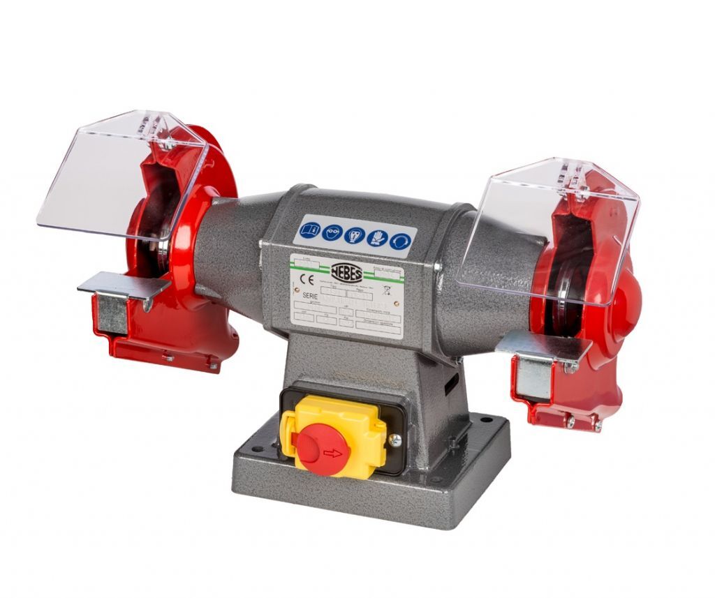 NEBES SE-10 Smerigliatrice industriale professionale in alluminio con motore monofase ad induzione 750W per mole 200x25x20 mm