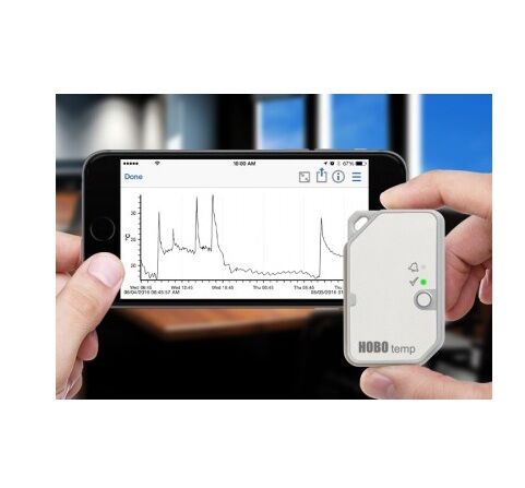 SELIN MX100 HOBO Bluetooth-Datenlogger zur Temperaturmessung über Sensor, Messbereich von -30 °C bis +70 °C