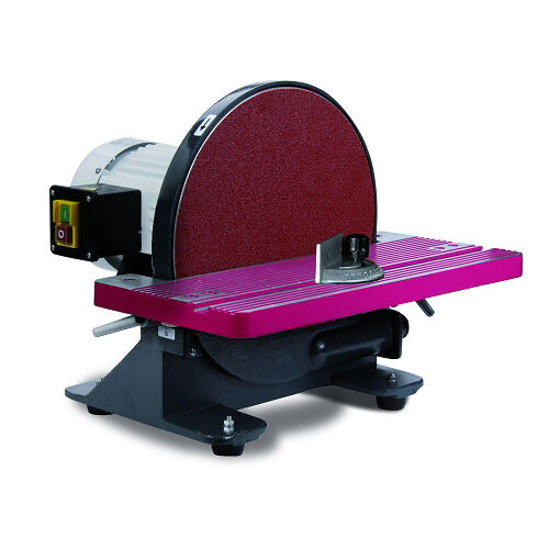 OPTIMUM 054OP0305 - Levigatrice a disco Ø305mm per la lavorazione dei metalli - 900W, OPT054OP0305