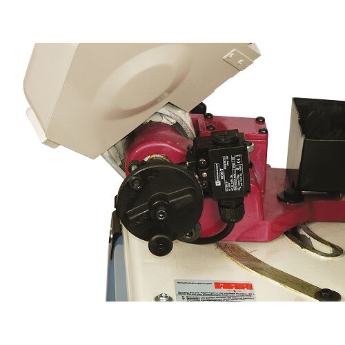 OPTIMUM 057OP0100 Segatrice a nastro per metalli 1470x13x0.65 mm, modello S 100G, leggera e maneggevole - Potenza 230 V