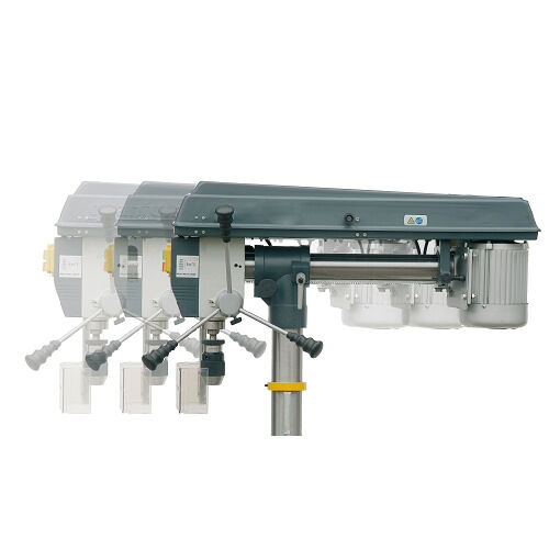 OPTIMUM 058OP9181 Säulenbohrmaschine für Holz, Plastik und Aluminium - Max. Bohrdurchmesser Ø16mm, 230 V, 750W, Modell RB 8S