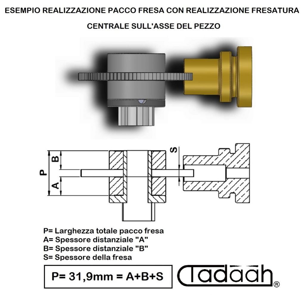 3755001, 37.55.001, 0B3755001, Fresatore frontale rotante, Frontal milling attachment, frontal fräseheinrichtung, Gildemeister gm32, GM35, GM42,  pacco fresa