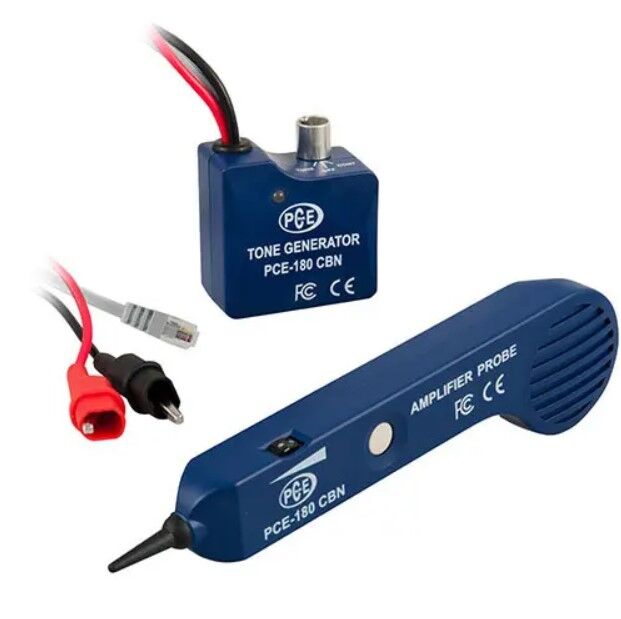 PCE Instruments PCE-180 CBN Rilevatore di cavi CableTracker, monitora il cablaggio in pareti e tubazioni con sensibilità regolabile e uscita audiofrequenza