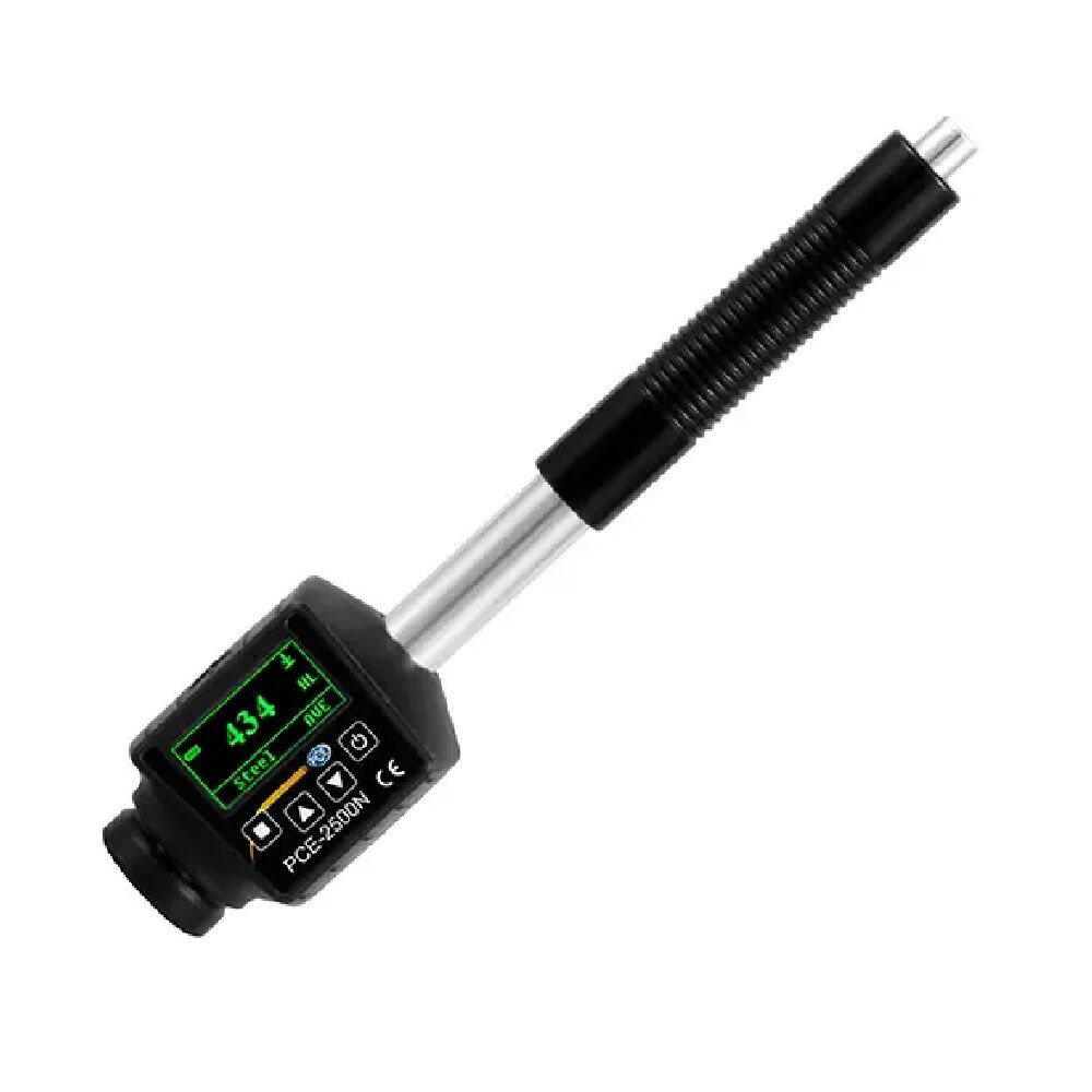 PCE Instruments PCE-2500N-ICA Misuratore di durezza portatile per metalli con dispositivo di impatto, memoria interna, interfaccia USB e Certificazione ISO inclusa