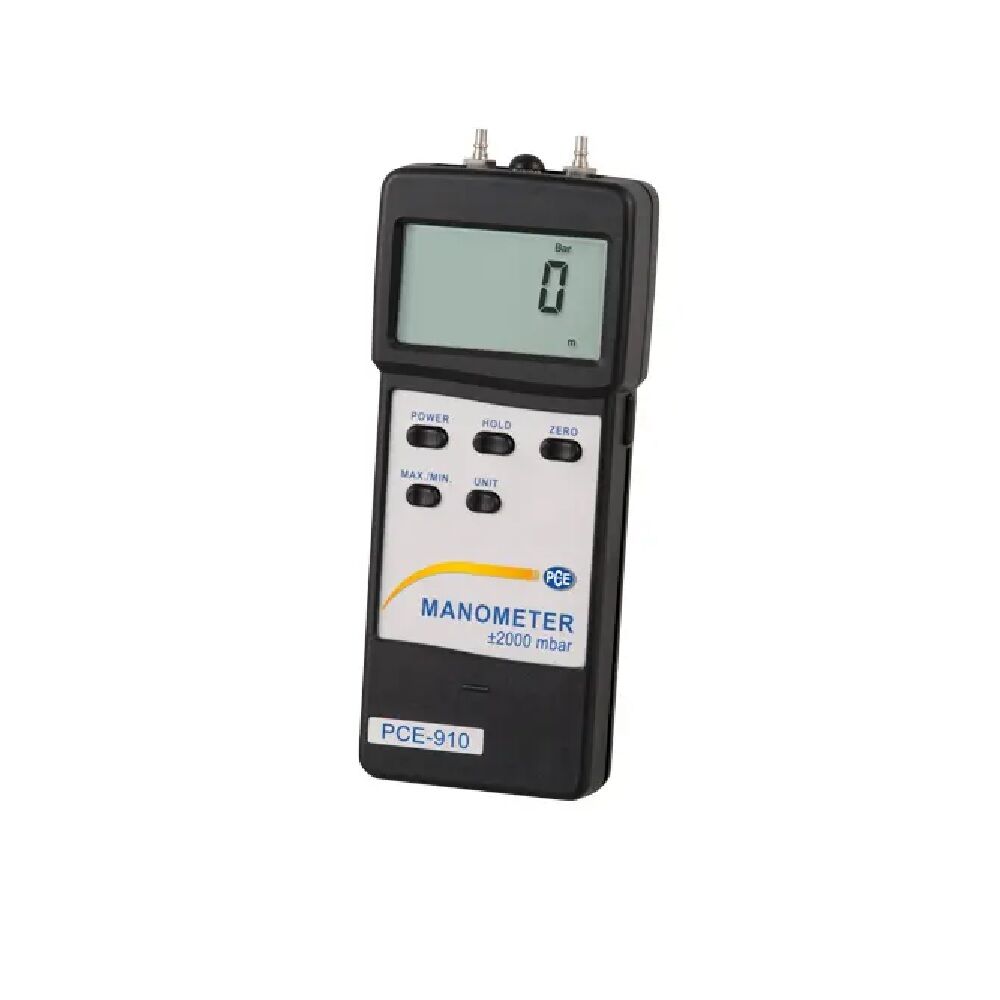 PCE Intruments PCE-910 Misuratore di pressione per liquidi ed aria con interfaccia RS-232 e software opzionale