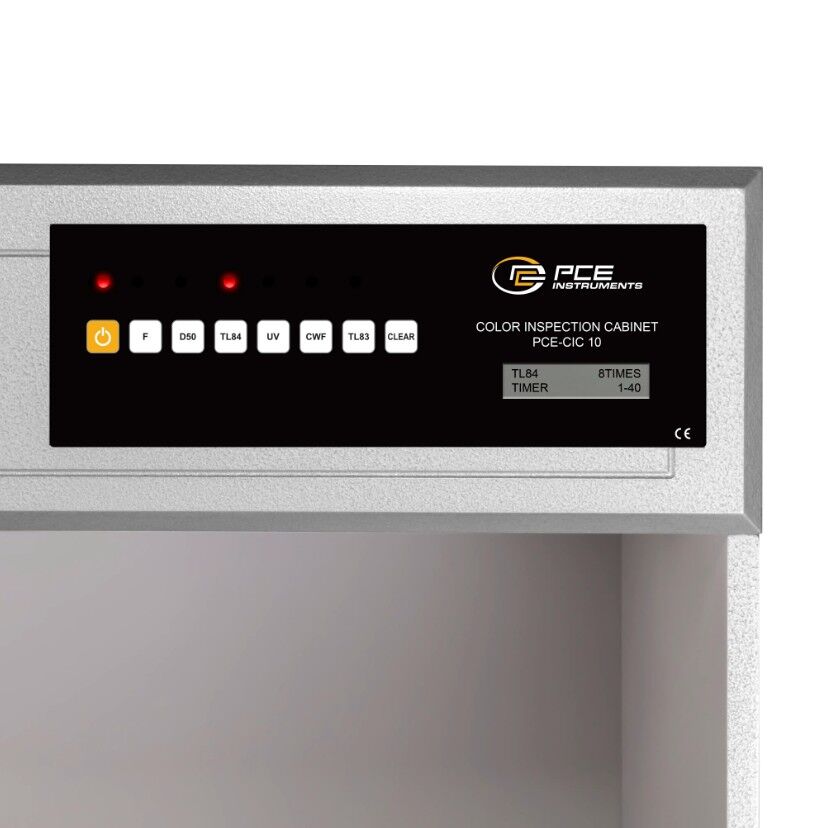 PCE Instruments PCE-CIC 10-LED Color viewing box for quality control and colour comparison, simulating six types of light