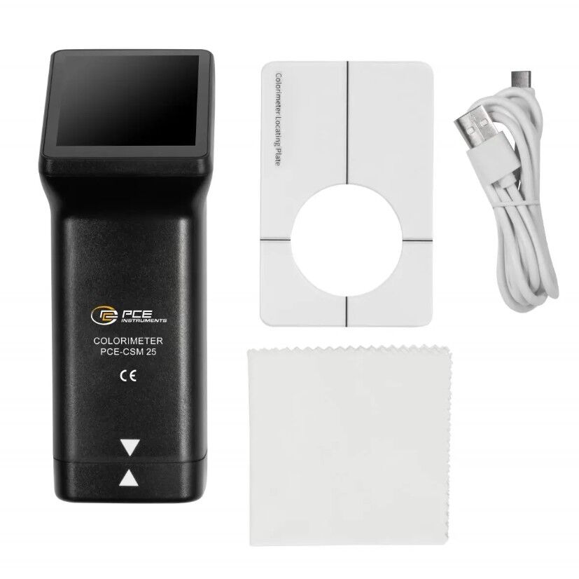 PCE Instruments PCE-CSM 25 Spettrofotometro per la determinazione e il confronto dei colori, sorgente luminosa LED a spettro completo