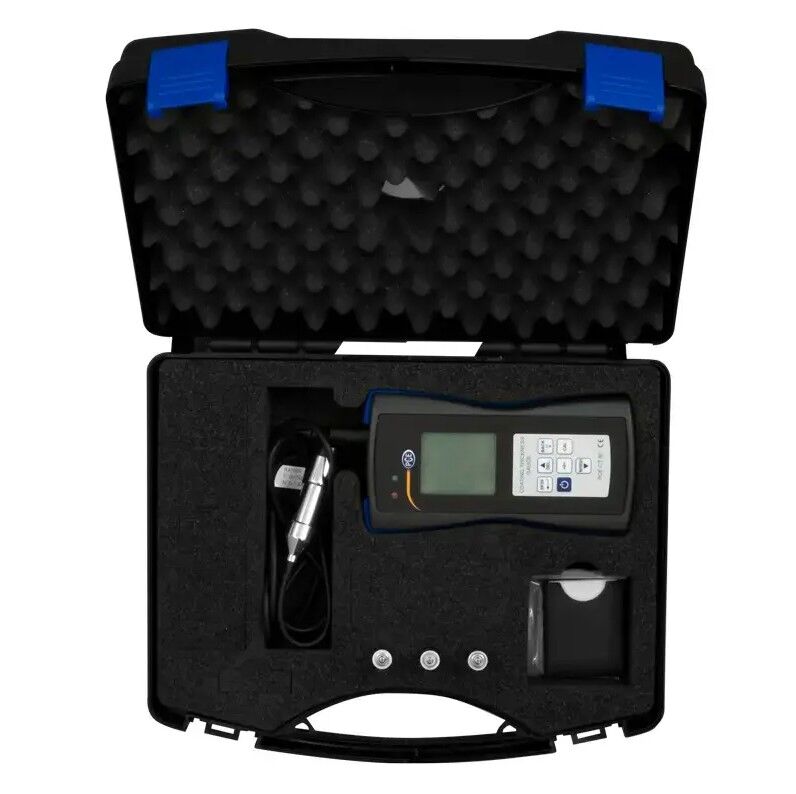 PCE Instruments PCE-CT 80-FN0D5 Spessimetro per vernici su metalli ferrosi e non ferrosi, misura precisa non distruttiva, sensore esterno, USB, memoria integrata, design ergonomico