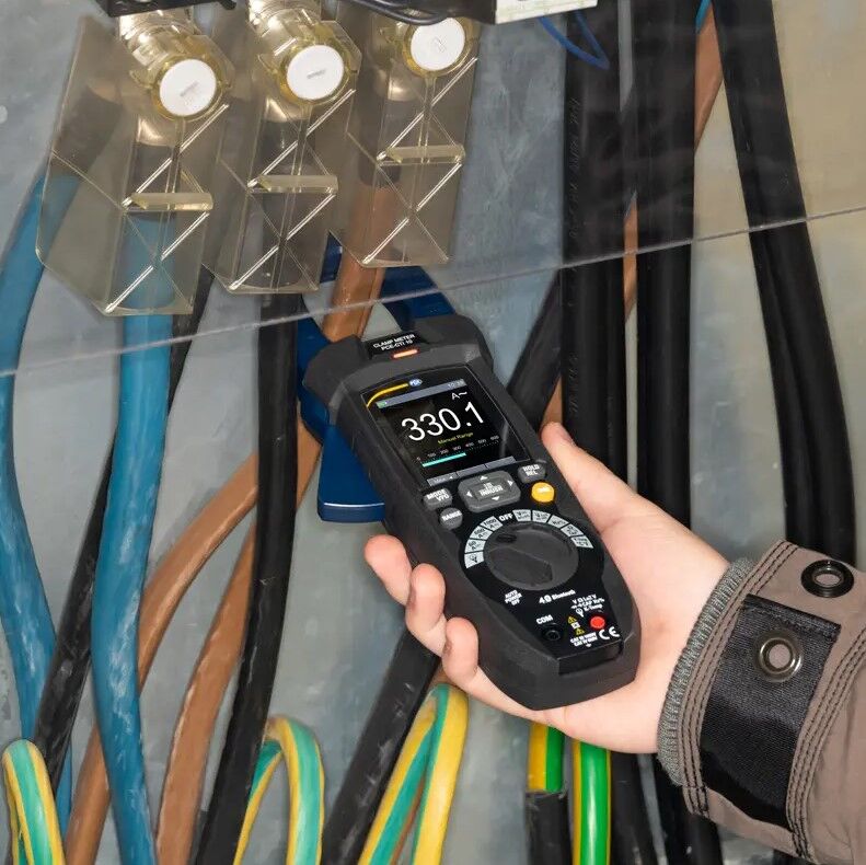 PCE Instruments PCE-CTI 10-ICA Amperometro TRMS per la misura di tensioni fino a 1500 V AC/DC e correnti fino a 1000 A AC/DC