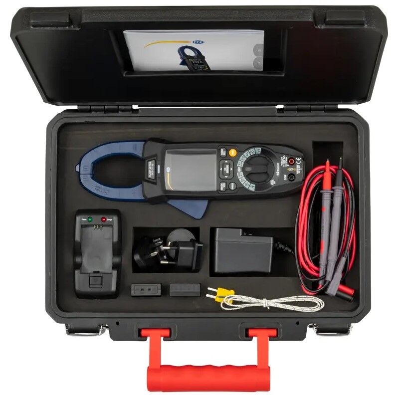 PCE Instruments PCE-CTI 10-ICA Amperometro TRMS per la misura di tensioni fino a 1500 V AC/DC e correnti fino a 1000 A AC/DC