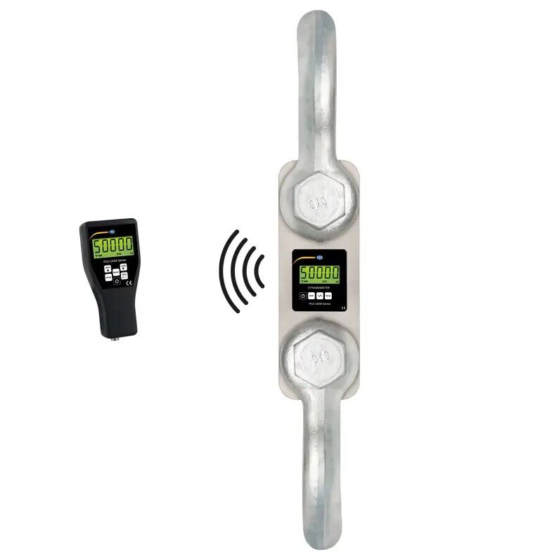 PCE Instruments PCE-DDM 50 Portable dynamometer for determining tensile forces, maximum measurement range 50000kg, minimum weight 400kg