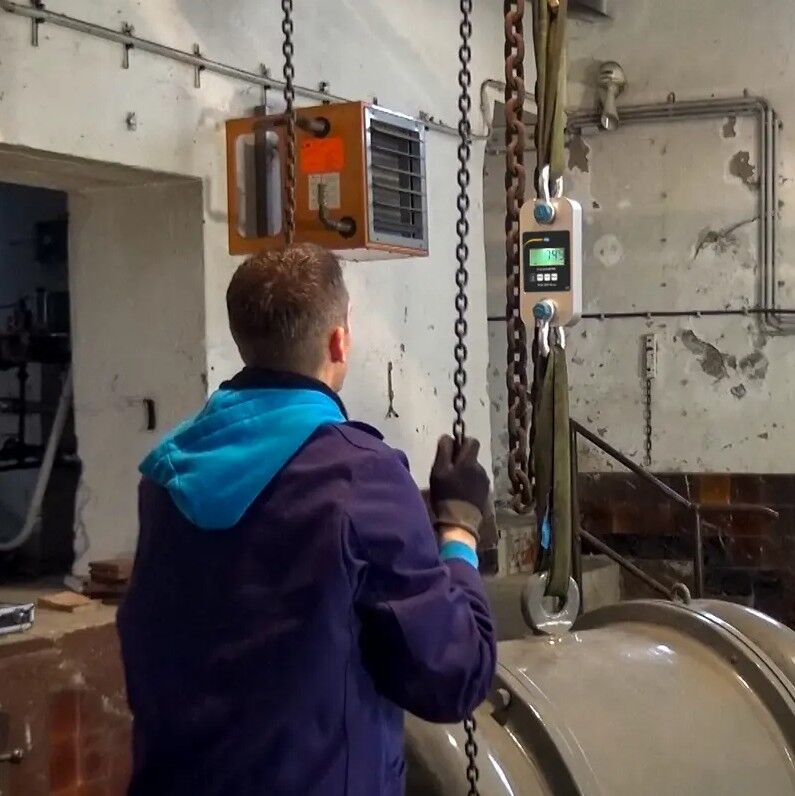 PCE Instruments PCE-DDM 5 Handheld dynamometer for determining tensile force, measurement range 5000 kg