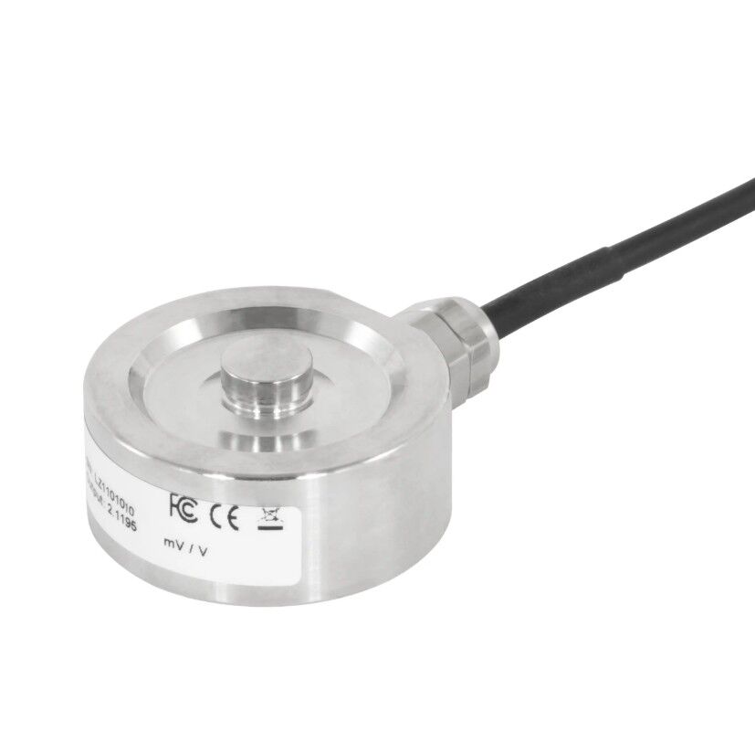 PCE Instruments PCE-DFG 1K XF Dinamometro fino a 1000N con cella di carico a pressione esterna, display grafico, data logger 32 GB, USB-C, allarmi e software per analisi dati