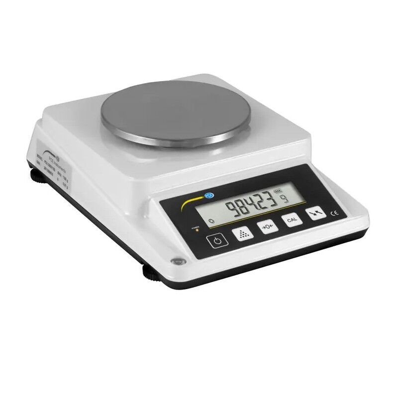 PCE Instruments PCE-DMS 1100 Bench scale with RS-232 interface, backlit display and piece-counting function for measuring paper, cardboard and fabric weights in a mobile and accurate way