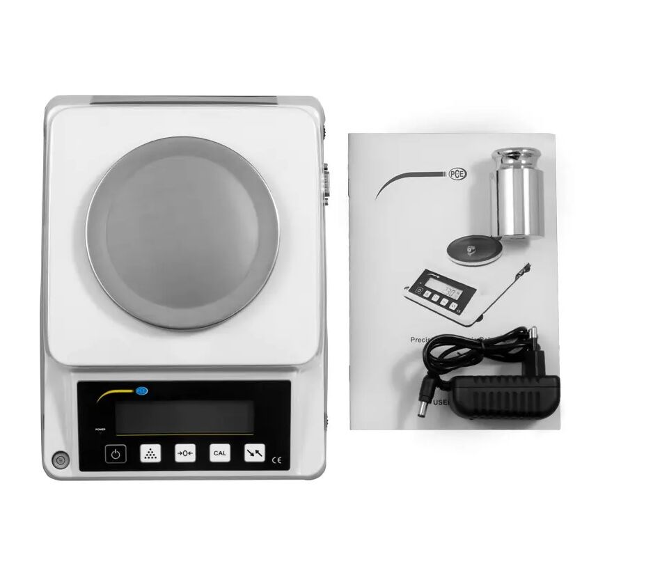 PCE Instruments PCE-DMS 310 Präzisionswaage mit RS-232-Schnittstelle zur Messung des Flächengewichts von Papier, Karton und Textilien