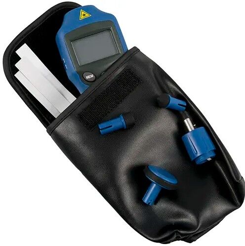 PCE Instruments PCE-DT 65 Tachimetro digitale ad alta precisione per la misura senza contatto attraverso un laser, range misura laser-ottico 2 - 99.999 rpm