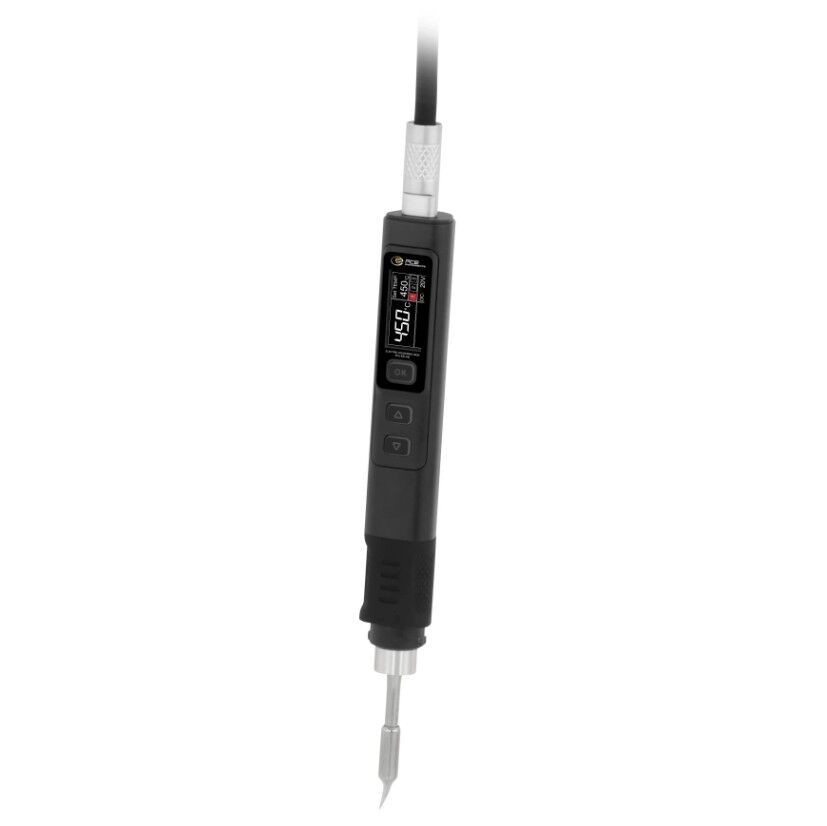 PCE Instruments PCE-ESI 450 Saldatore con 6 punte intercambiabili per lavori di precisione e riparazioni rapide, range di temperatura da 100 a 450°C
