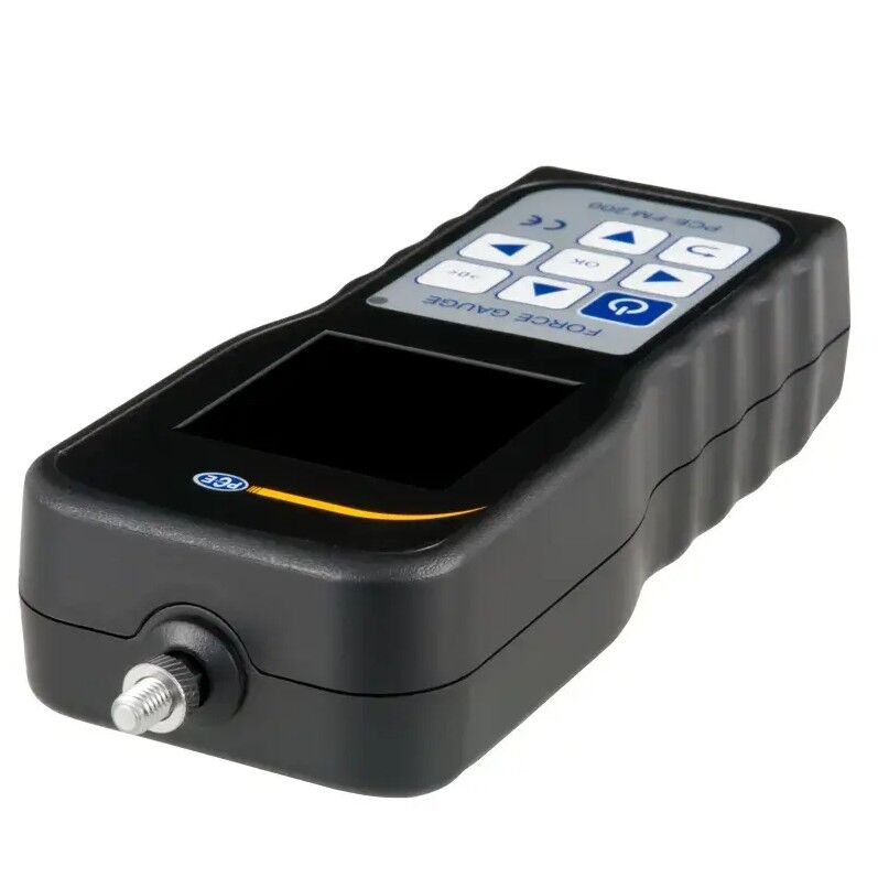PCE Instruments PCE-FM 200-ICA Dynamometer für Zug- und Druckprüfungen bis zu 200 N, ISO-Kalibrierzertifikat, Auflösung 0,1 N