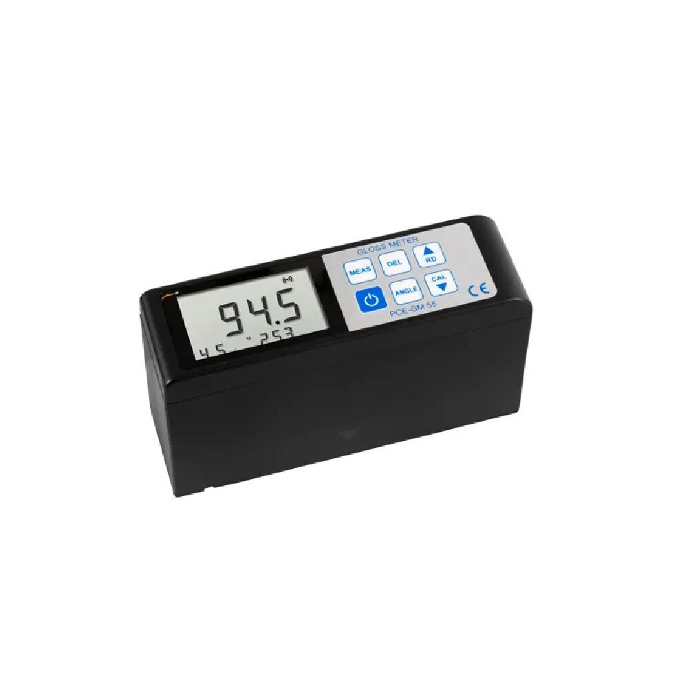 PCE Intruments PCE-GM 55 Gloss meter with three measuring angles: 20°, 45° and 75°