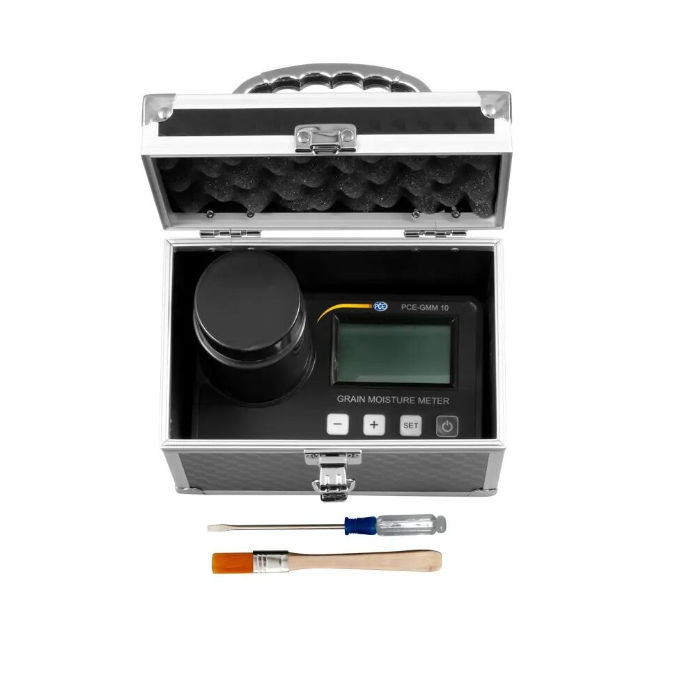PCE Instruments PCE-GMM 10 Getreidefeuchtemesser für 18 Getreidesorten - automatische Temperaturkompensation
