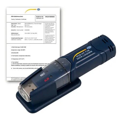 PCE Instruments PCE-HT 71N-ICA USB data logger for long-term measurement of temperature and relative humidity, resolution 0.1 H.r./°C