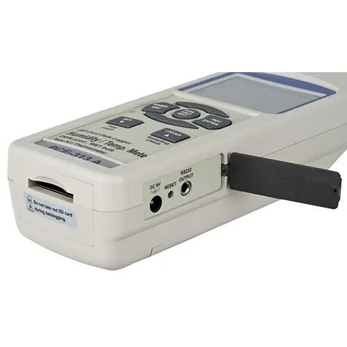 PCE Instruments PCE-313A Termoigrometro digitale data logger per temperatura e umidità, memoria SD e ingresso termocoppia tipo K