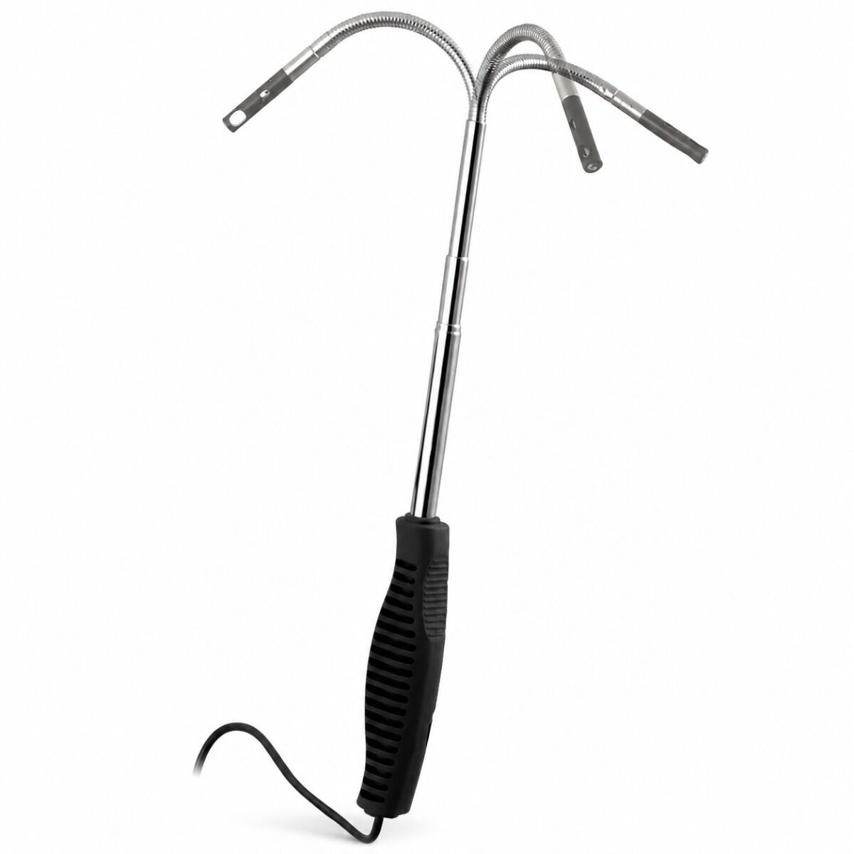 PCE Instruments PCE-HWA 30 Flussimetro con datalogger e sonda telescopica rotante: misura velocità del vento (0.3-30 m/s), memoria per 960 valori, software e scala Beaufort