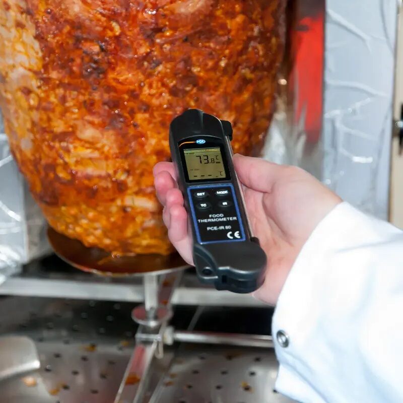 PCE Instruments PCE-IR 80 Infrarot-und Einstechthermometer für berührungslosen und kontaktierenden Messung