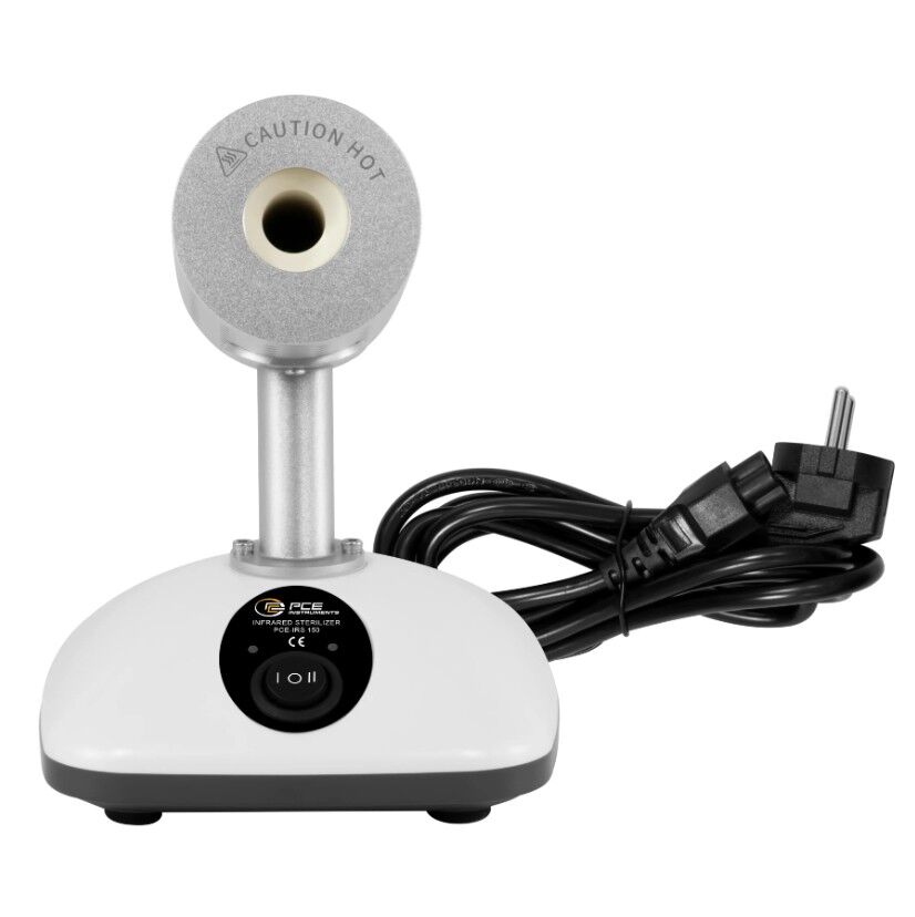 PCE Instruments PCE-IRS 150 Infrared sterilizer for laboratory instruments and medical use, flameless, sterilizes in seconds up to 850 °C, compact and safe