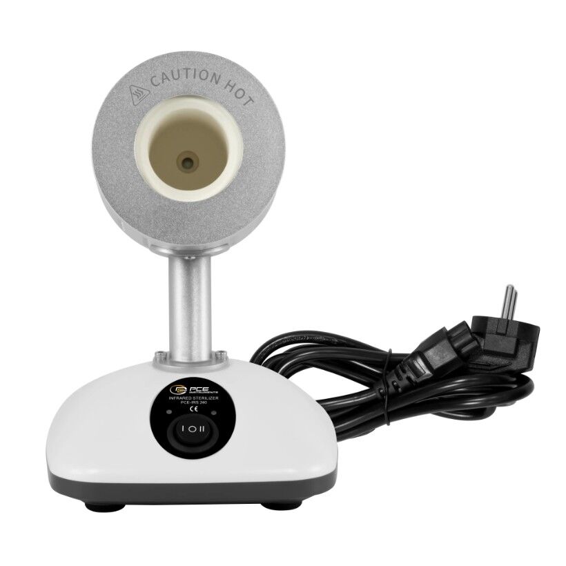 PCE Instruments PCE-IRS 240 Sterilizzatore a infrarossi per strumenti da laboratorio e uso medico, senza fiamma, sterilizza in pochi secondi fino a 850 °C, compatto e sicuro