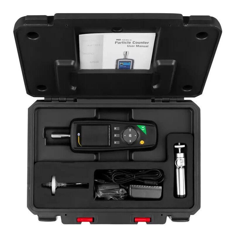 PCE Instruments PCE-MPC 30 Thermohygrometer with datalogger, mass concentration measurement, measurement range 0 to 2000 µg/m³, resolution 1 µg/m³