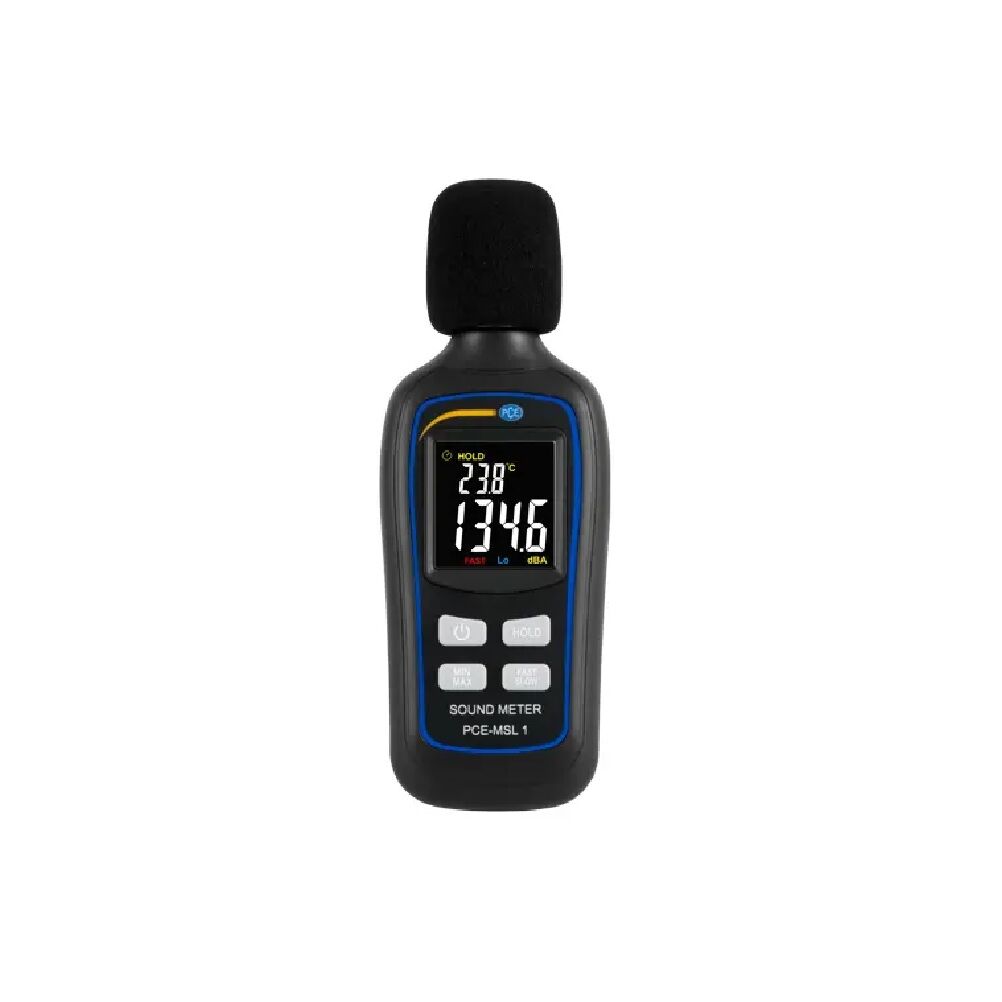PCE Intruments PCE-MSL 1 Schallpegelmeter mit A-Frequenzbewertung - 0,1 dB Auflösung