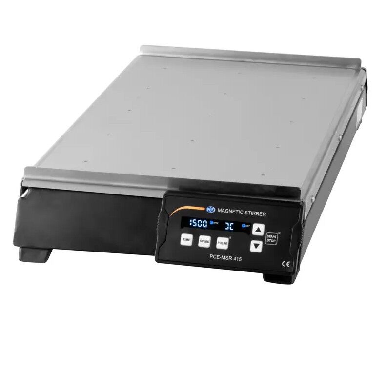 PCE Instruments PCE-MSR 415 Mehrstellen-Magnetrührer, 15 Positionen bis zu 400 ml pro Position, Drehzahl von 300 bis 1500 U/min