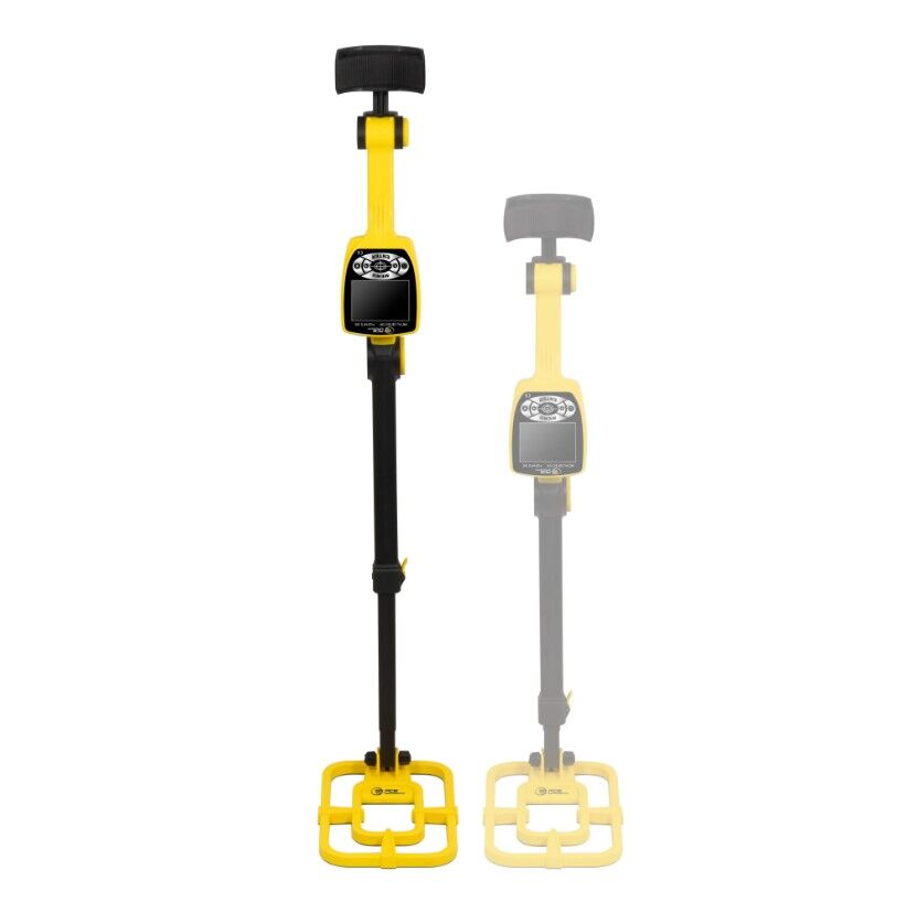 PCE Instruments PCE-MTD 300 Metal detector con cinque modalità d'uso, SNES, DISC, NOTCH, A-M, VOL, 9 diversi indicatori di metallo, profondità di misurazione da 0 a 18cm