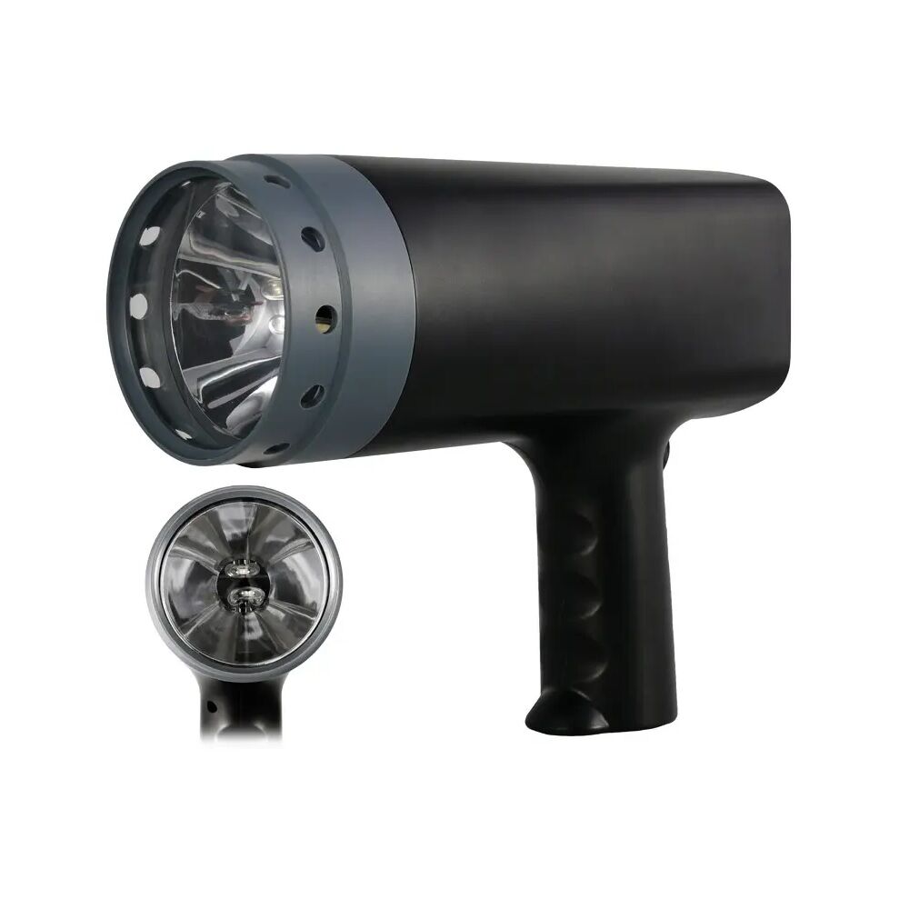 PCE Intruments PCE-OM 15 Stroboscope with mains power supply, external trigger input, xenon bulb and switch for x2 and x½ multiplier - Range 30,000 rpm