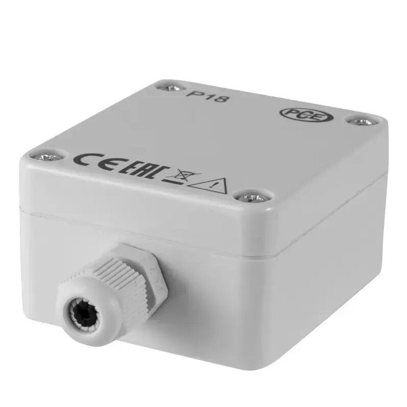 PCE Instruments PCE-P18 Modbus RTU Kompakter Temperatur- und Feuchtesensor mit RS-485-Ausgang, Modbus RTU-Schnittstelle, Wandmontage, Schutzart IP65 für die HVAC-Umgebungsüberwachung