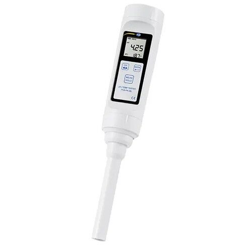 PCE Instruments PCE-PH 28L pHmetro con elettrodo piatto per liquidi viscosi, compensazione termica automatica e misura mini-campioni