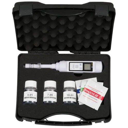 PCE Instruments PCE-PH 28L pHmetro per misurazione liquidi viscosi, compensazione termica automatica,campo di misura da -1 a 15ph, risoluzione 0.01 ph