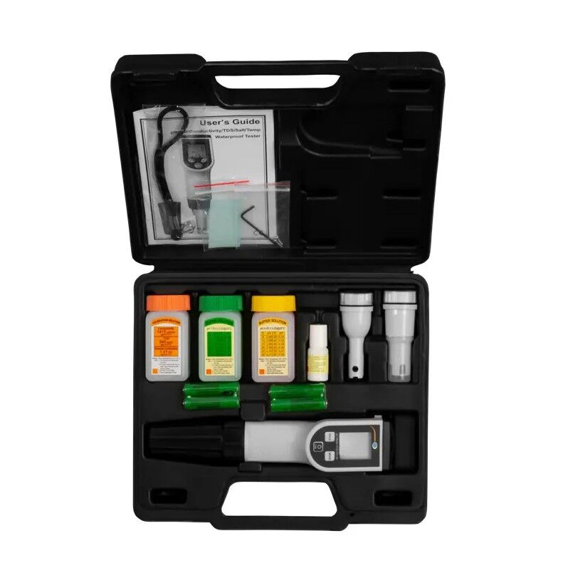PCE Instruments PCE-PH 30 Piaccametro portatile per pH, conducibilità, TDS, Redox e temperatura con sensori intercambiabili e compensazione automatica