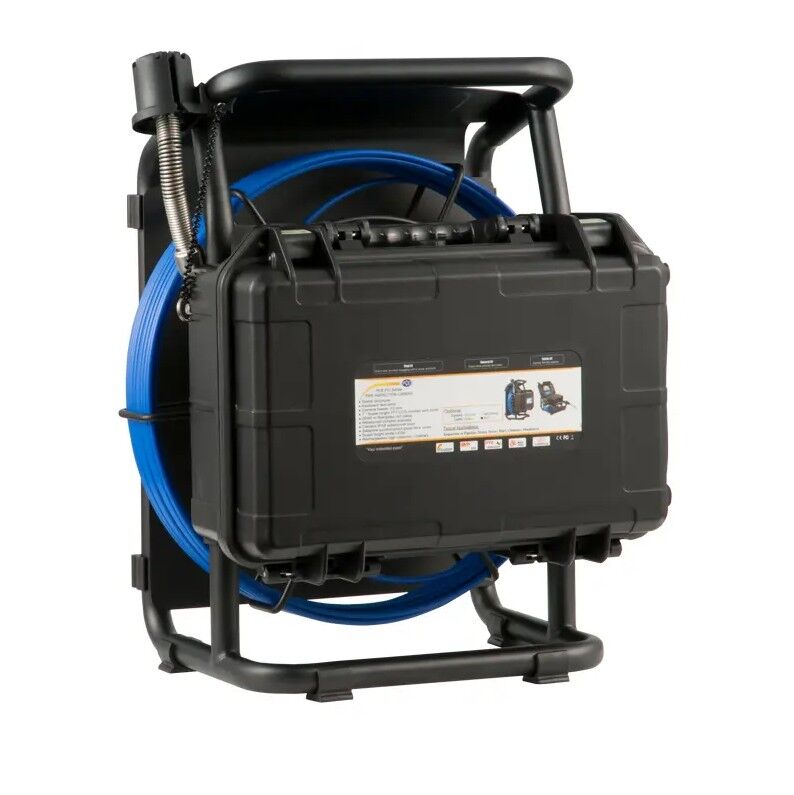 PCE Instruments PCE-PIC 40 Endoscopio con sonda da 40m per tubazioni e condotti da DN40 a DN150, testa impermeabile fino a profondità 20m