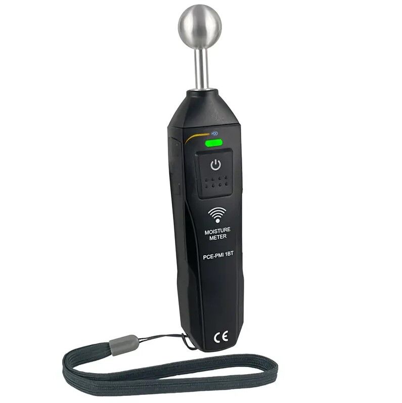 PCE Instruments PCE-PMI 1BT Analizzatore di materiale portatile con Bluetooth, esportazione dati in .csv e .pdf, per misurare l'umidità in modo non distruttivo