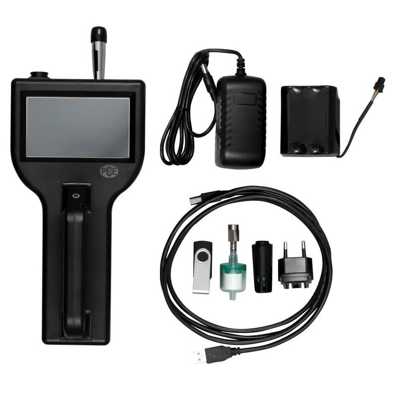 PCE Instruments PCE-PQC 10EU Misuratore di particelle fino a 25 μm, 6 canali di misura paralleli, certificazione NIST inclusa
